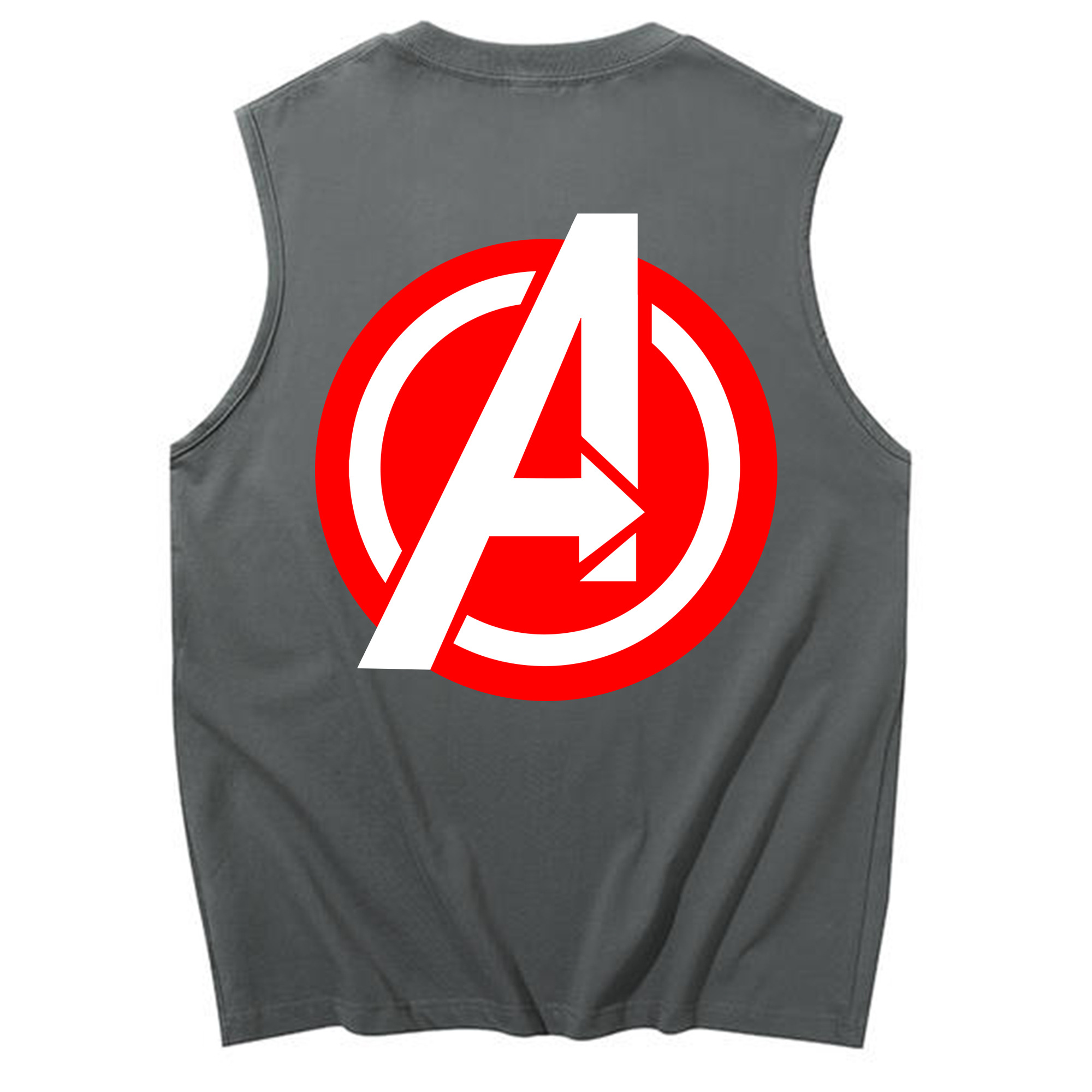 （画像用） アベンジャーズ The Avengers コットン100％タンクトップ（背面プリント）